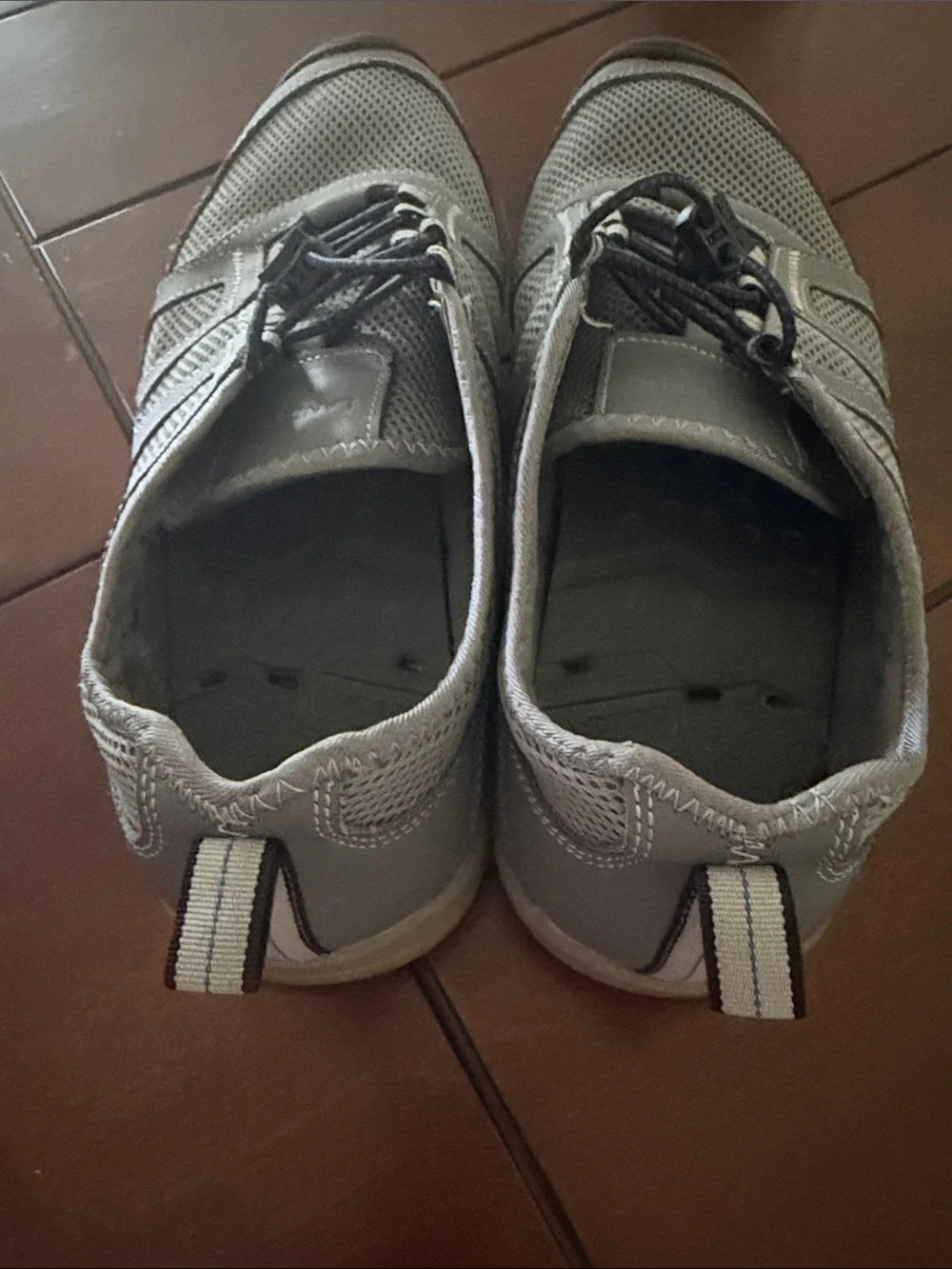 Land’s End Grey Mesh Men's Casual Sneakers